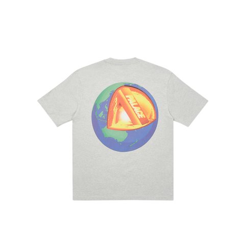 Palace CORE T-SHIRT GREY MARL - Colorway