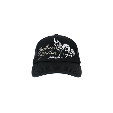 Palace DIRTY TRUCKER HAT BLACK - Colorway