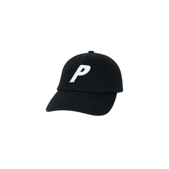 P 6-PANEL BLACK