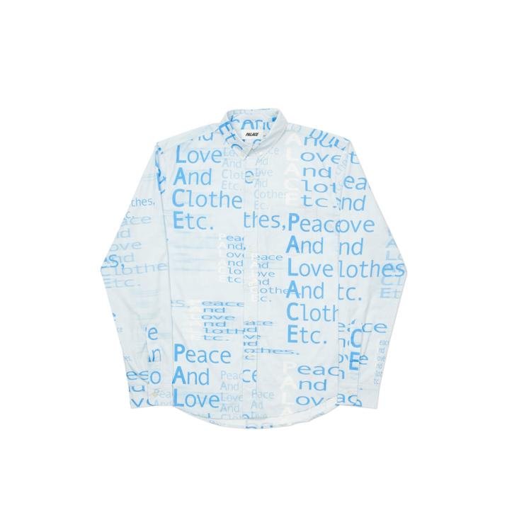 THIS IS WHAT PALACE STANDS FOR SHIRT BLUE