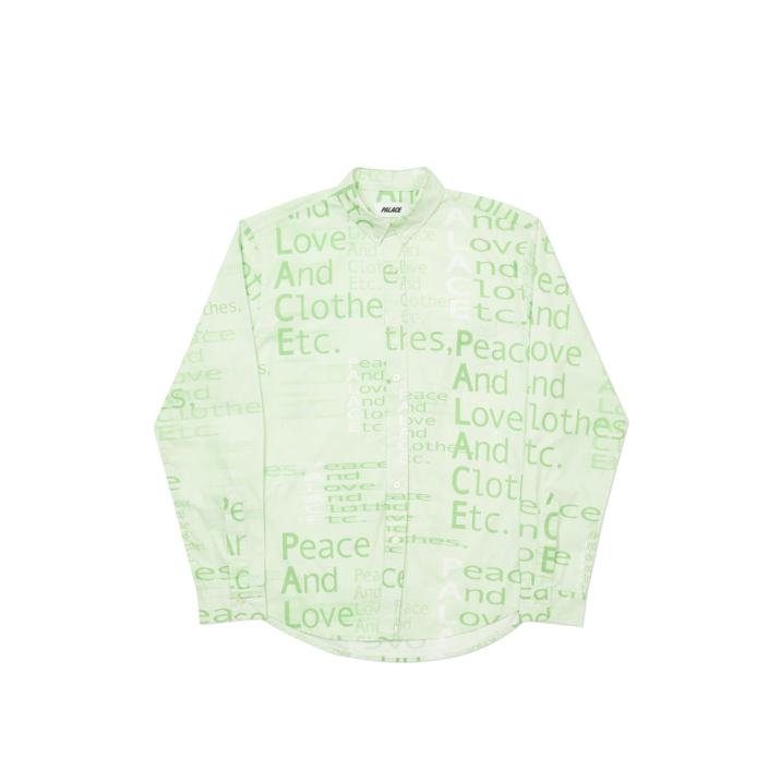 THIS IS WHAT PALACE STANDS FOR SHIRT GREEN