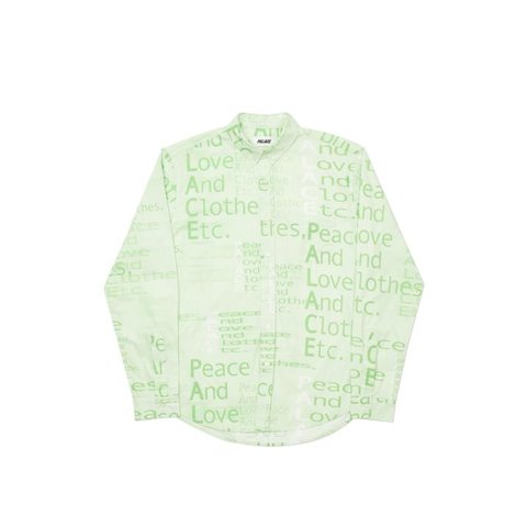 THIS IS WHAT PALACE STANDS FOR SHIRT GREEN