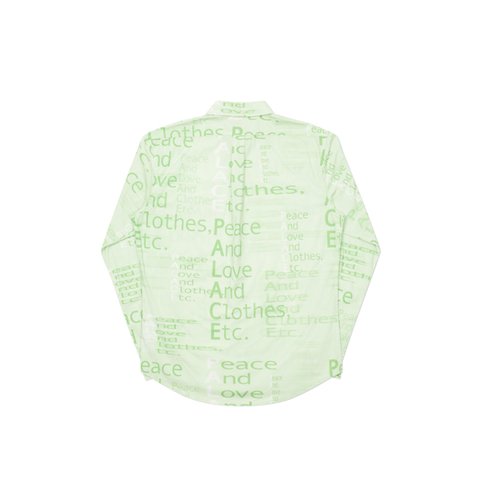 Palace THIS IS WHAT PALACE STANDS FOR SHIRT GREEN - Colorway