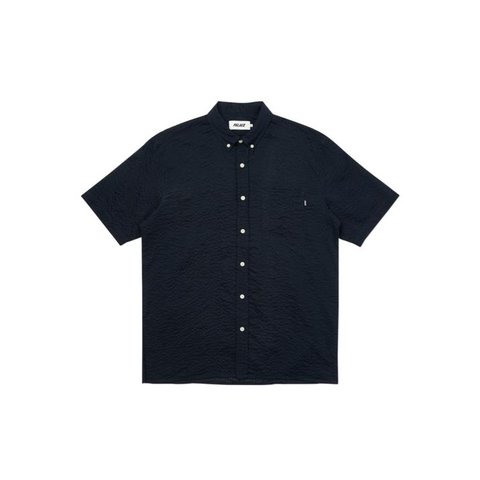 SHORT SLEEVE SUCKER SHIRT NAVY