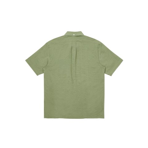 Palace SHORT SLEEVE SUCKER SHIRT OLIVE - Colorway