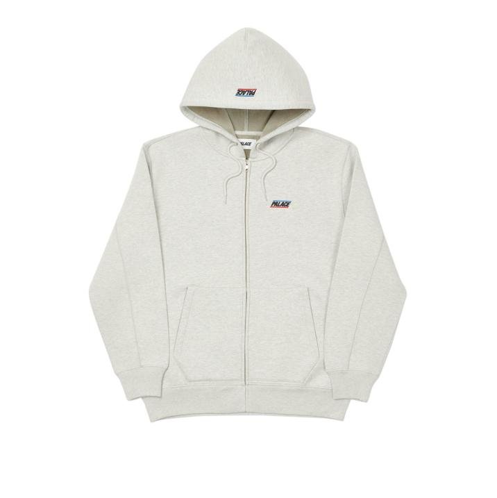 ARD QUALITY ZIP HOOD GREY MARL