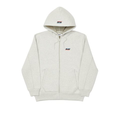 ARD QUALITY ZIP HOOD GREY MARL
