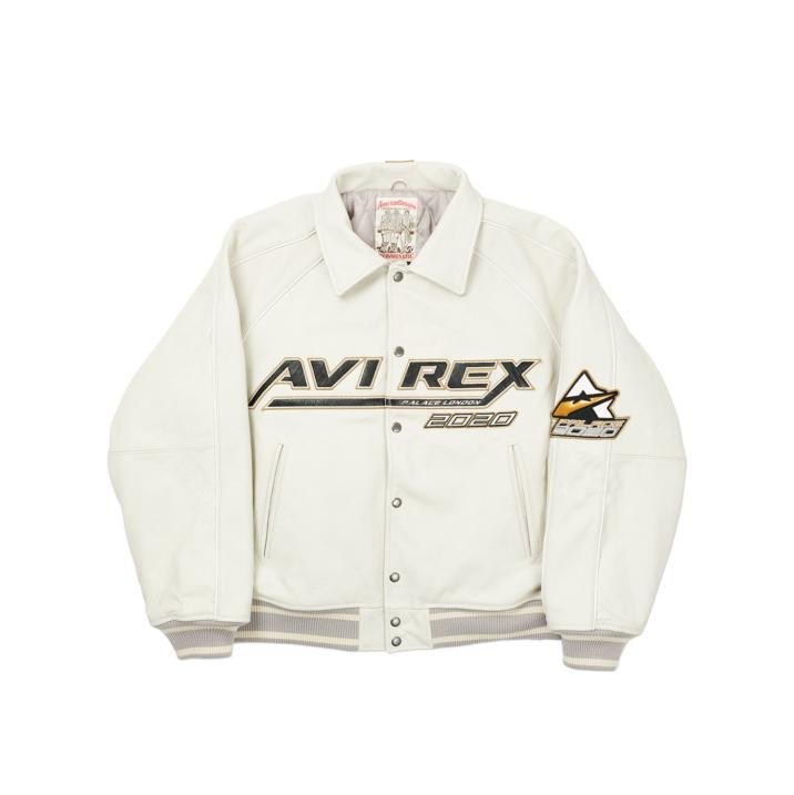 PALACE AVIREX NO SNAKES JACKET WHITE
