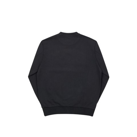 Palace BASICALLY A CREW WASHED BLACK - Colorway