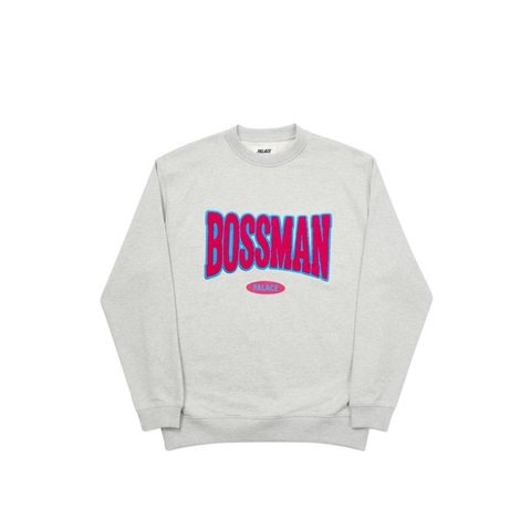 BOSS MAN CREW GREY MARL