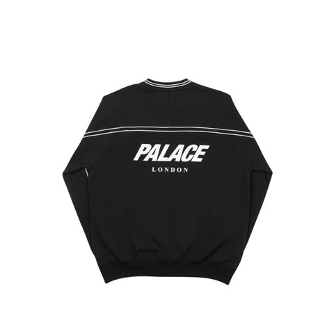 Palace MICHEL DOUBLÉE CREW BLACK - Colorway