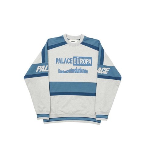 PALACE EUROPA CREW GREY MARL