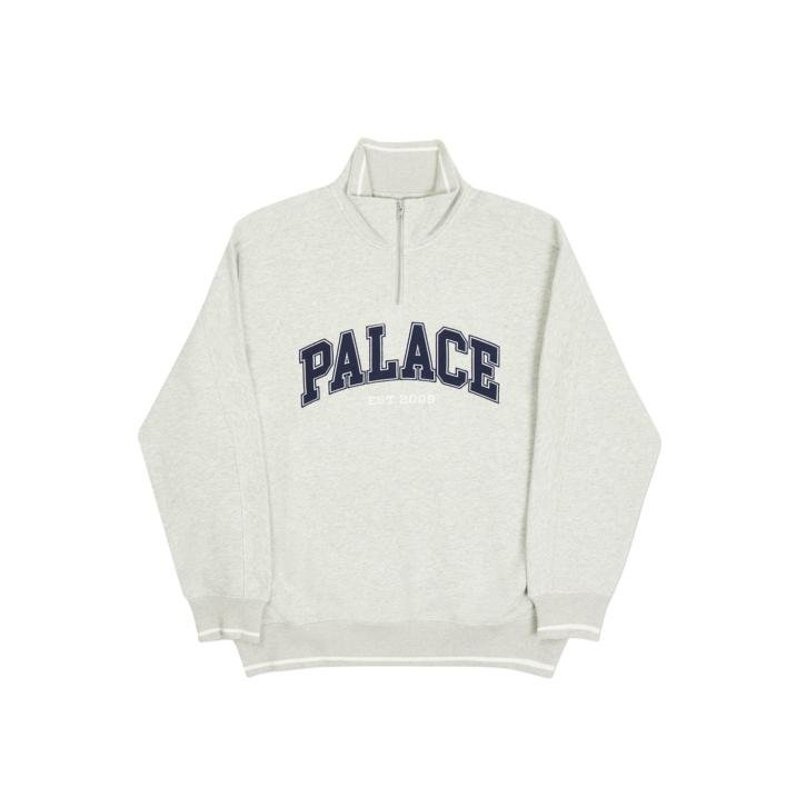 P-EST ZIP CREW GREY MARL