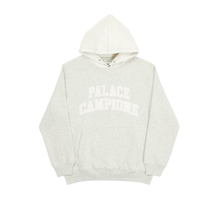 PALACE CAMPIONE HOOD GREY MARL