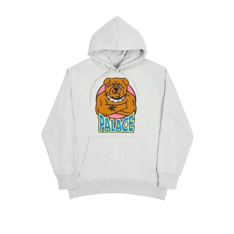 BULLDOG HOOD GREY MARL