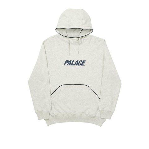 PIPELINE HOOD GREY MARL
