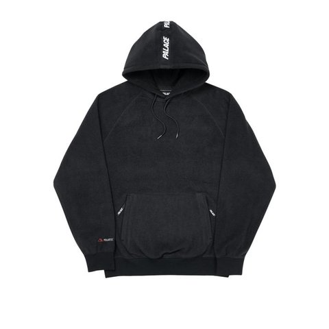WARM MIT TECH POLARTEC HOOD BLACK