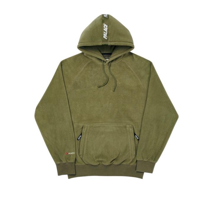 WARM MIT TECH POLARTEC HOOD OLIVE