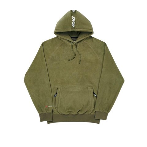 WARM MIT TECH POLARTEC HOOD OLIVE