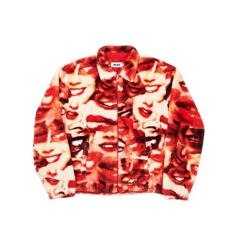 JOHN & MOLLY MOUF ZIP JACKET RED