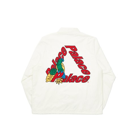 Palace PARROT PALACE-3 COACH JACKET WHITE - Colorway