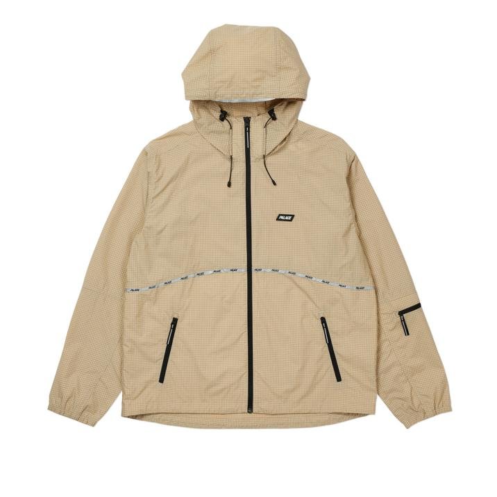 TYPO-WAVE JACKET TAN