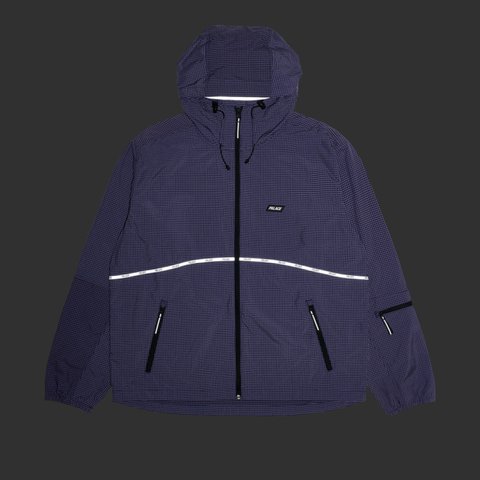 Palace TYPO-WAVE JACKET BLUE - Colorway