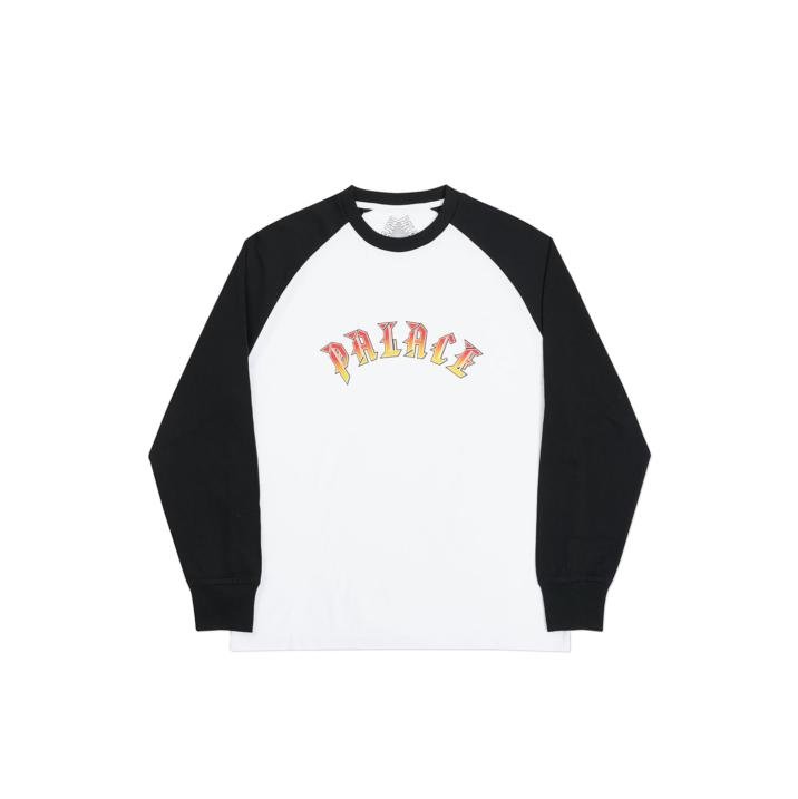 PALACE SPITFIRE P-FIRE LONGSLEEVE WHITE / BLACK
