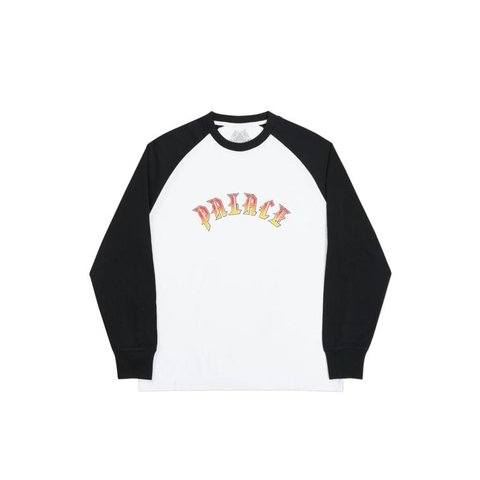 PALACE SPITFIRE P-FIRE LONGSLEEVE WHITE / BLACK