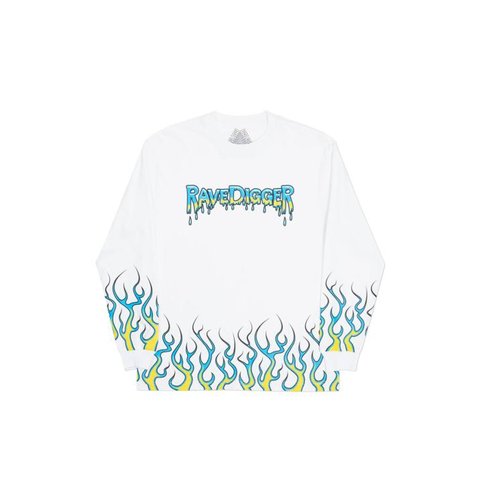 RAVEDIGGER LONGSLEEVE WHITE