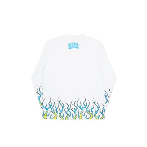 Palace RAVEDIGGER LONGSLEEVE WHITE - Colorway