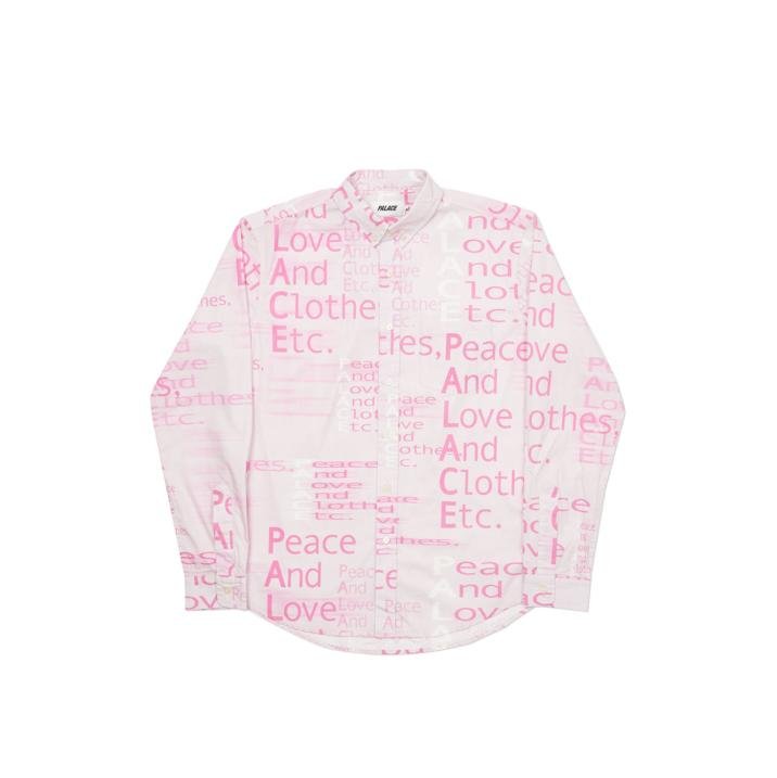 THIS IS WHAT PALACE STANDS FOR SHIRT PINK