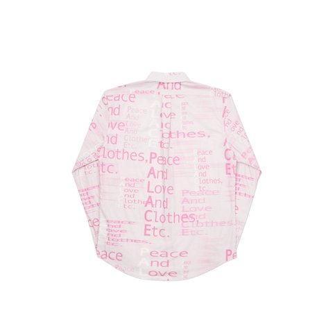 Palace THIS IS WHAT PALACE STANDS FOR SHIRT PINK - Colorway