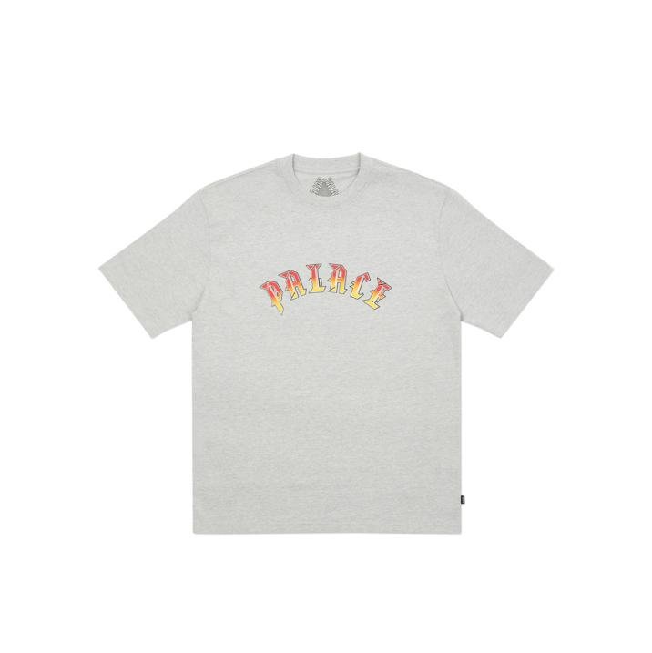 PALACE SPITFIRE P-FIRE T-SHIRT GREY MARL