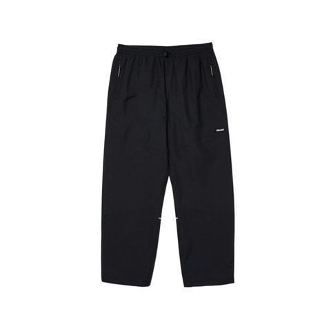 TYPO-WAVE SHELL JOGGERS BLACK