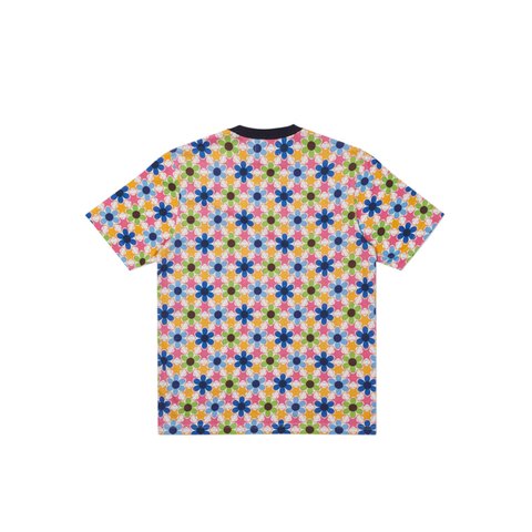 Palace CURTAINS T-SHIRT PINK / BLUE - Colorway