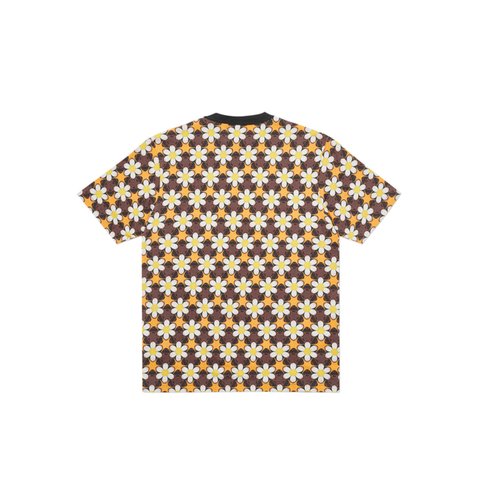 Palace CURTAINS T-SHIRT BROWN / ORANGE - Colorway