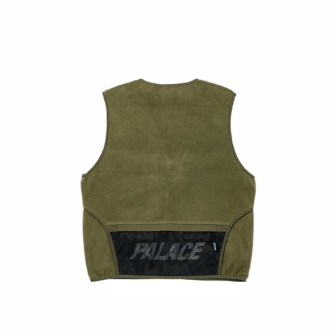 Palace WARM MIT TECH POLARTEC VEST OLIVE - Colorway