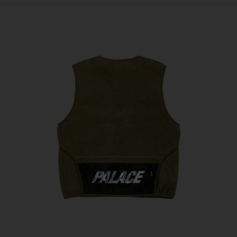 Palace WARM MIT TECH POLARTEC VEST OLIVE - Colorway