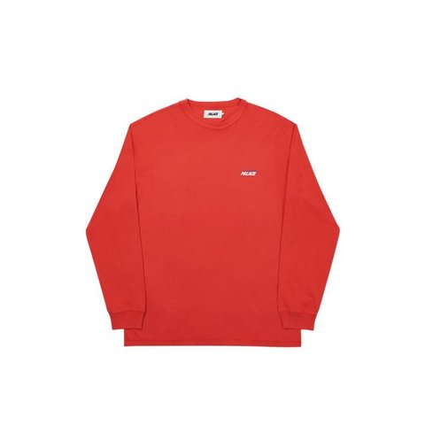 BASICALLY A LONGSLEEVE WASHED RED