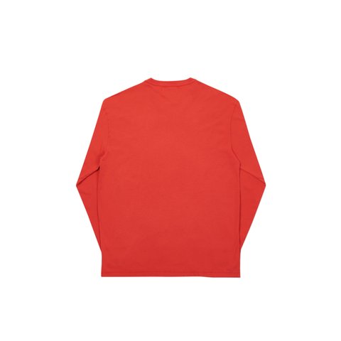 Palace BASICALLY A LONGSLEEVE WASHED RED - Colorway