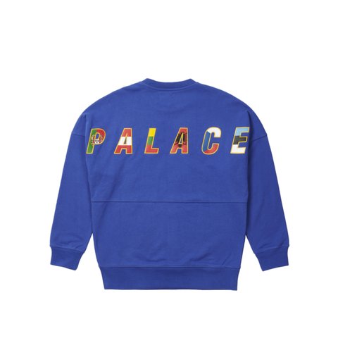 Palace EU-DON CREW BLUE - Colorway