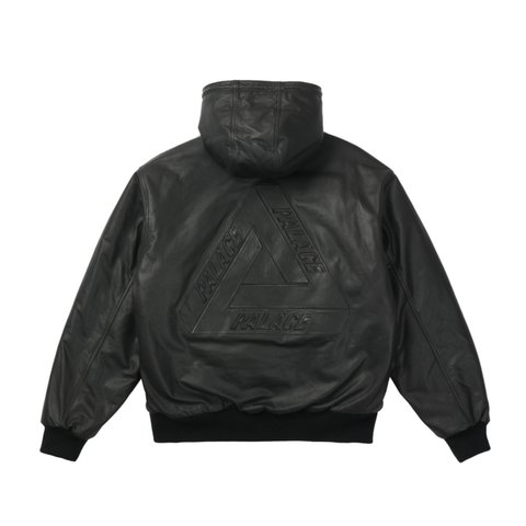 Palace LEATHER BOSSY JACKET BLACK - Colorway