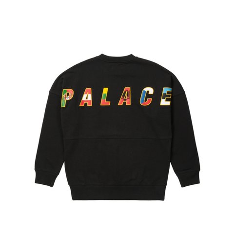 Palace EU-DON CREW BLACK - Colorway