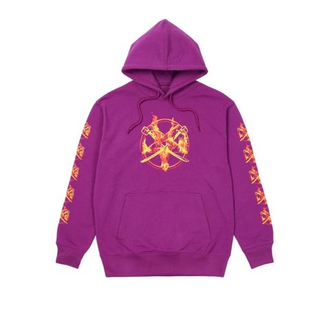 Palace FLAMED HOOD PLUM