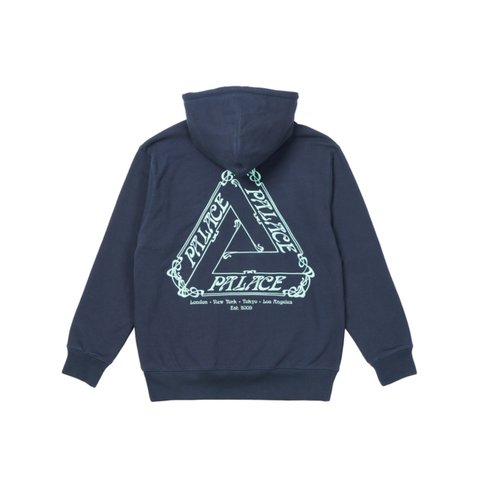 Palace TRI-LE BEURRE HOOD NAVY - Colorway
