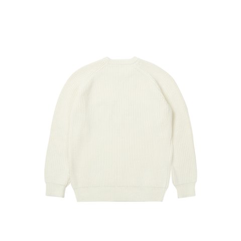 Palace COLLEGIATE KNIT WHITE - Colorway