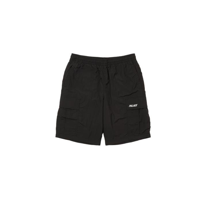 SHELL CARGO SHORTS BLACK