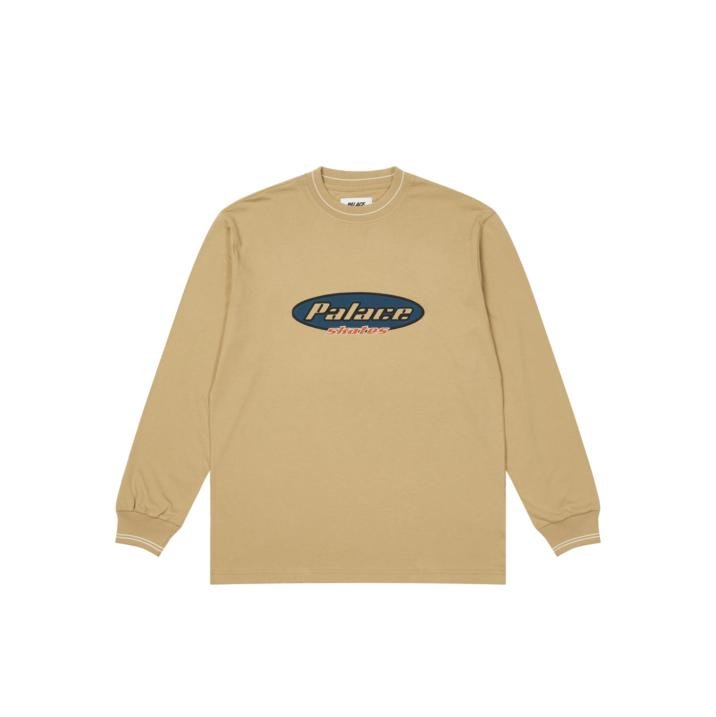 PALACE SKATES DOMINATES LONGSLEEVE TAN