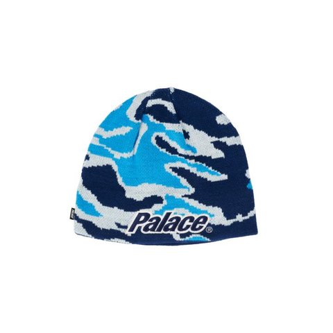 Palace AMMO BEANIE BLUE CAMO